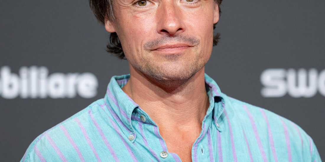 Márton Nagy at Locarno film festival red carpet ceremony 2025. copyright Eduardo Nerbo