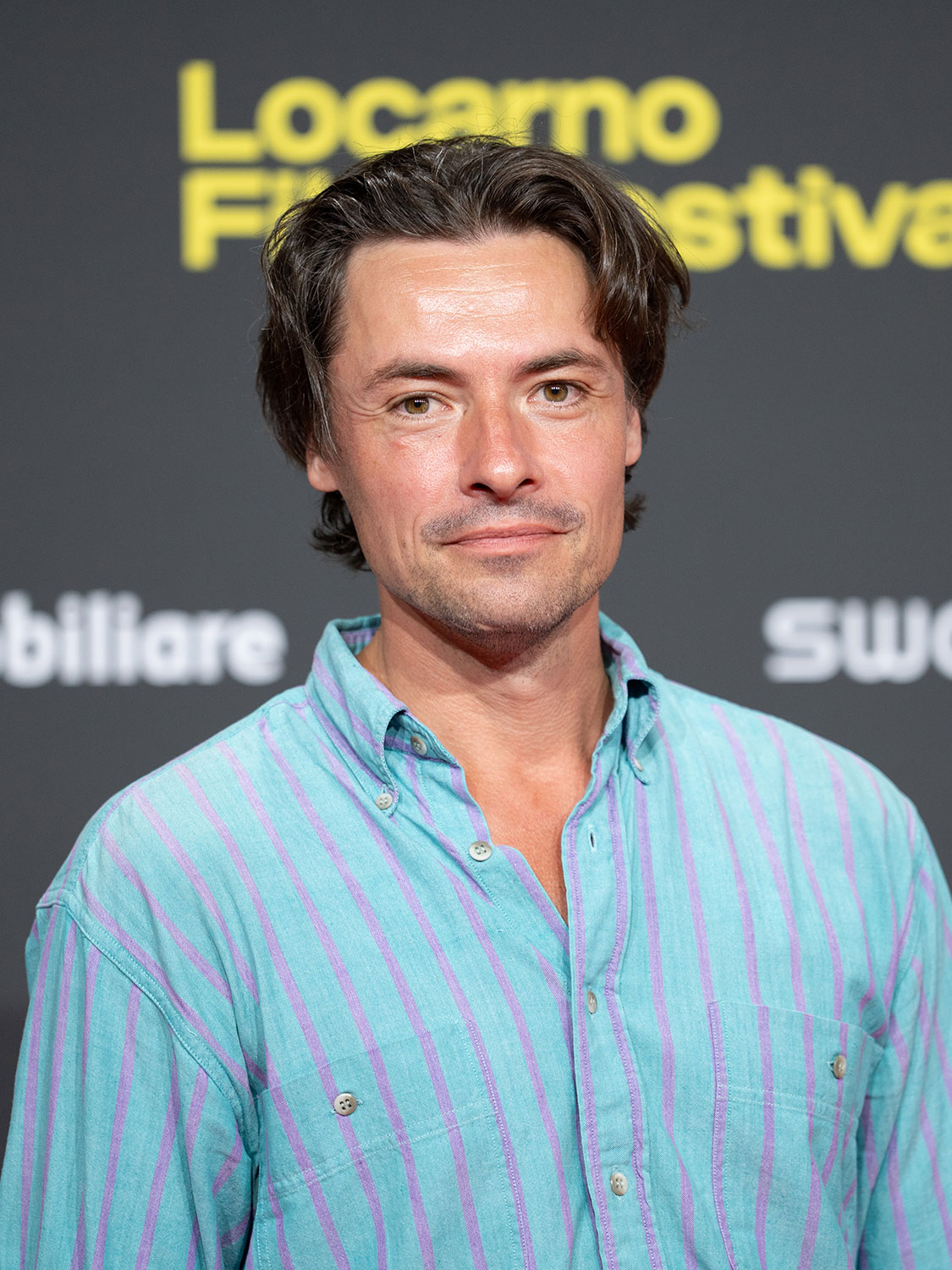 Márton Nagy at Locarno film festival red carpet ceremony 2025. copyright Eduardo Nerbo